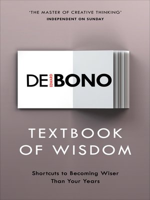 cover image of Textbook of Wisdom